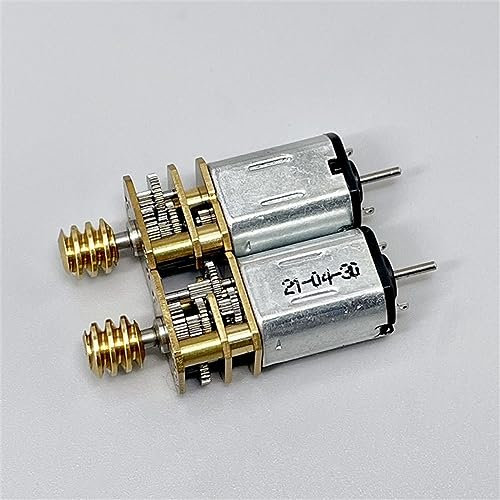 GA12-N20 Mini 12mm Caja de cambios de metal completo Motor de reducción Eje de engranaje helicoidal DC 3V 62RPM Eje doble de velocidad lenta 1 piezas