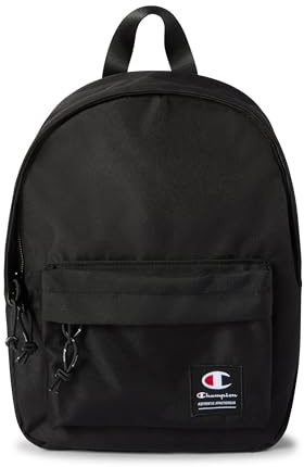 Champion Lifestyle Bags Script Shop - (806020) 11L Zaino, Nero (NBK), Taglia unica Unisex adulto FW24