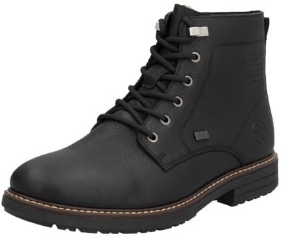 Rieker Homme 33121 Bottes à Lacets, Noir, 42 EU