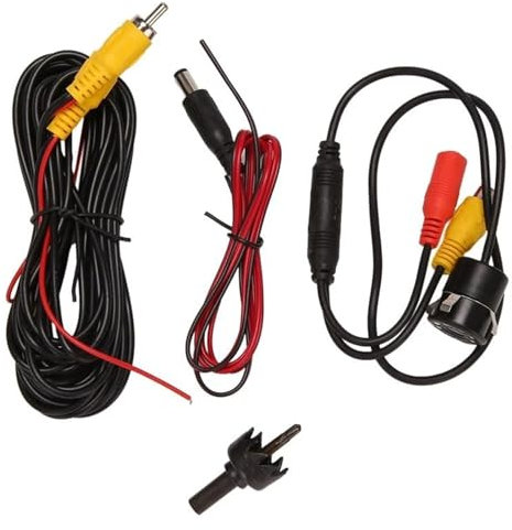 SKINII CaméRa De Recul éTanche Caméra De Recul Universelle pour Voiture Caméra De Recul Ronde À 8 LED Vision Arrière À 170 Degrés Vision Nocturne HD Webcam De Recul Voiture