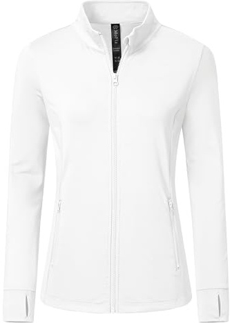 MoFiz Giacca Sportiva Donna Giacca Leggera Felpa in Micropile Giacca