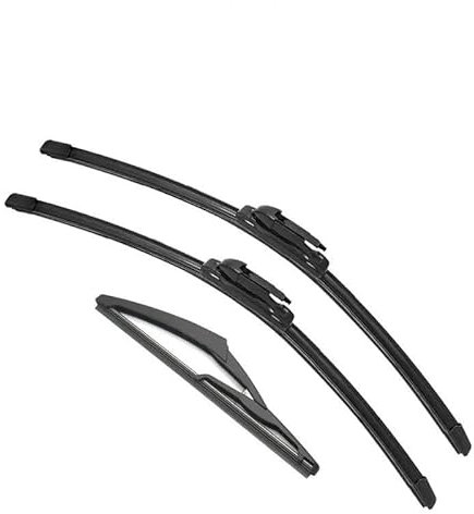 uego de escobillas limpiaparabrisas Para MI&NI Para CO&UN&TR&YM&AN R60 2010-2016 Limpiaparabrisas delantero y trasero, accesorios de goma doble para coche, escobillas limpiaparabrisas para coche(3 wip