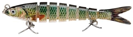10 cm/12,5 cm Hecht Wobbler for Angeln Künstliche Köder Harten Multi Jointed Swimbait Crankbait Lebensechte Angeln Köder Tackle(10cm 11g - I8)