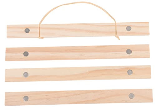 Zerodeko 1satz Diy Holz Magnetischer Poster Aufhänger Für Bilder Plakate Und Kunstwerke Magnetrahmen Aus Hochwertigem Holz Einfache Montage Flexibel Austauschbar