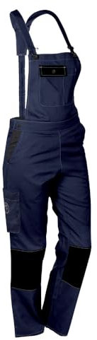 Fashion Sécurité Salopette de Travail Femme Bleu Marine Résistante, Confortable et Tendance - Bricolage et Jardinage