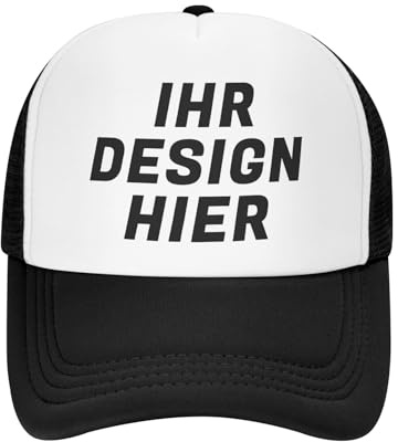 Tingwei personalisiert Cap personalisierte Basecap personalisierte Baseballkappe Cap Text selbst gestalten mit Foto/Namen für Männer & Frauen
