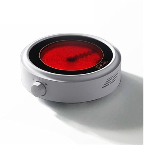 Mini calentador eléctrico de cerámica, calentador de agua y leche, estufa de hornillo, Cocina de Inducción de té hirviendo, Caldera con placa calefactora for horno,Herramientas mecánicas