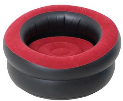 Renchey Aufblasbare Sofasessel | Aufblasbarer Luft Sessel,Tragbarer Flockbezug Outdoor Möbel Für Garten Terrasse Camping Innenbereiche Wohnzimmer Schlafzimmer