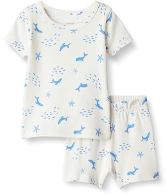 Amazon Essentials x Sofia Grainge Ensemble de Pyjama d'Été à Manches Courtes Assorti Maman et Fille pour Femmes et Filles