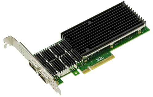 KALEA-INFORMATIQUE Tarjeta PCIe 3.0 x8 Red LAN 40G QSFP+ 2 Puertos chipset Intel X710 Compatible con virtualización Avanzada