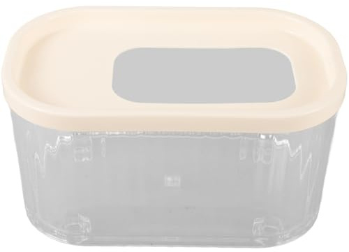 Tofficu Hamster Sand Bath Box Small Pet Bathtub Litter Box Easy to Clean Splash Proof for Hamster and Guinea Pig Cage Habitat