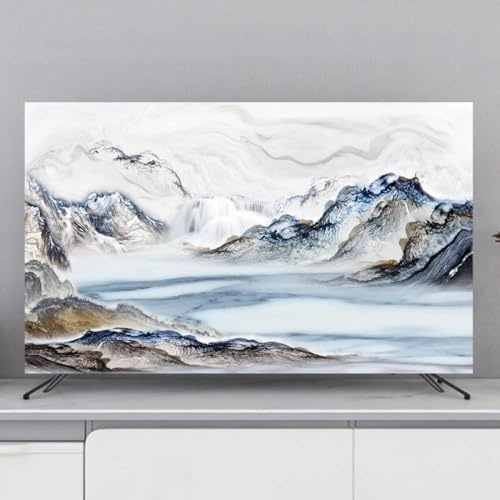 FLYIODFCXV Televisores LCD/LED/curvos/de pared Protector de pantalla con(Mountain1,40-43inch)