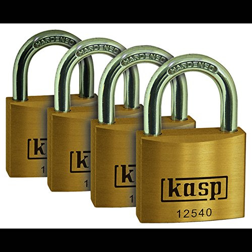 Kasp K12540D4 Messingschloss Premium - Viererpack