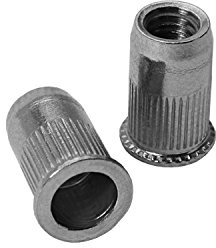 100 Nietmuttern V2A M4x10 Blindnietmuttern Einnietmuttern kleiner Senkkopf | Edelstahl A2 V2A; Art. 1021