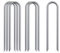 AAGUT 12 Inch Trampoline Stakes 6 Pack Galvanized U Shaped Trampoline Ground Anchors,Anti Rust Trampoline Stakes Heavy Duty(TrampolineStakes_6)