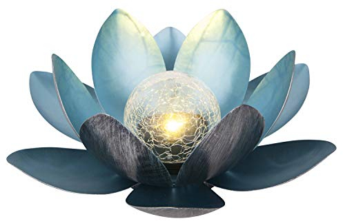 Dehner Lámpara Solar Lotus | Decoración Solar, iluminación Solar, decoración de jardín, decoración de Exterior, iluminación, iluminación de jardín, Flor, Flor de Loto, jardín, Exterior, Metal,