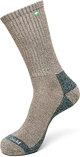 Insect Shield Lightweight Hiking Socks With Permethrin Bug Repellant - Protective Clothing for Men & Women, Khaki, Medium