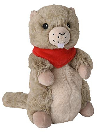 Warmies® Wärmekissen/StofftierMinis Murmeltier herausnehmbare Hirse Lavendelfüllung 20cm 280g