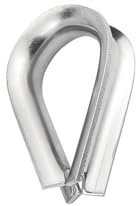 Générique M24 Cosse Coeur pour Câble Acier, Cosses de Câble en Acier Inoxydable, Câble Cosse Coeur