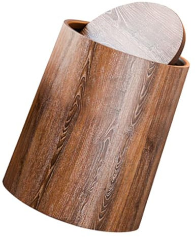 Cabilock Mülleimer Mit Schwingdeckel Für Küche Und Büro Wiederverwendbar Bruchsicher Modernes Design Für Zuhause Und Arbeitszimmer Für Papiertücher Und Altpapier