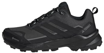 adidas dam Terrex Skychaser Ax5 Gore-Tex Hiking Shoes, Carbon/Core Black/Semi Flash Aqua, 36 EU