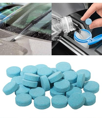 MACHSWON 50PCS Windshield Washer Fluid Concentrate - Powerful Cleaning Performance, Dissolves Thoroughly - Car Accessories Wiper Fluid - Fit for Car Window Glass