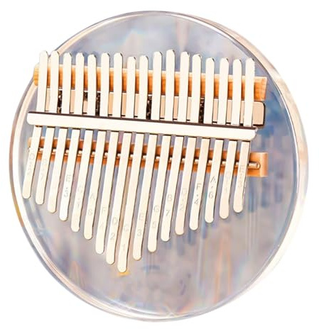 HEATSHAKING 1satz Tasten Kalimba Aus Acryl Mit Stimmhammer Und Tragetasche Mini Daumenklavier Für Anfänger Für Musikliebhaber Religiöse Zeremonien Und Reisen