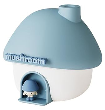 Fazvncv Mushroom Humidifier with Night Light 2000mah Portable Decorative 300ml Humidifier Children Room Humidifier Bedroom