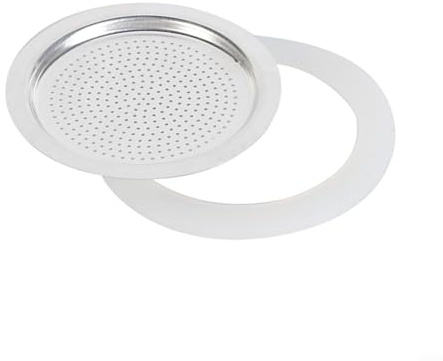 BlesConi Joint d'étanchéité de rechange en caoutchouc de silicone pour cafetière à moka, cafetière, expresso, cuisinière italienne, plusieurs tailles (1 tasse + tamis )
