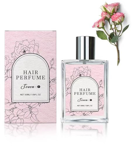 Hair Perfume for Women, Long-Lasting Sweet Rose Floral Fragrance Nourishing and Hydrating Hair Shine Spray, Fresh Romantic Rose Scent