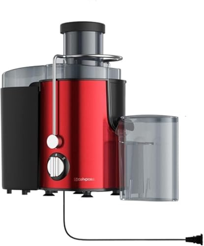 SHRGOMPIT Home Multifunzione Estrattore di Succo di Frutta e Verdura Originale Doppia Testa di Taglio in Acciaio Inox Estrattore di Succo di Frutta Portatile