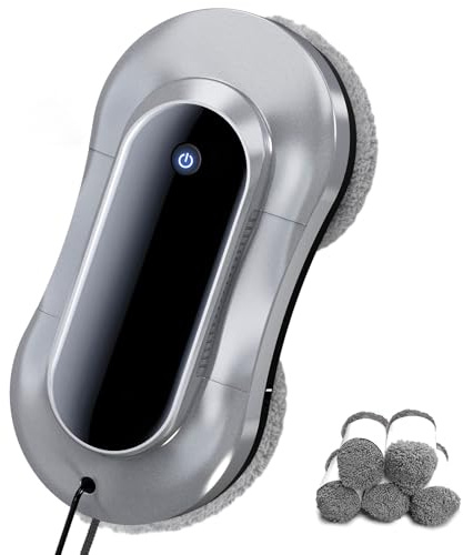 eTRY Automatic Window Cleaning Robot, Auto Dual Water Spray & AI Path Planning,Edge Detection & Remote Control, Smart Window Cleaner Robot for Highrise Glass Inside & Outside
