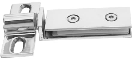 COLLBATH Duschraum Scharnier mit Rechteckigem Design Doppellochiger Pivot Beschlag für Geräuscharmen Stabilen Betrieb und Hohe Tragfähigkeit Ersatzteil für Badezimmer Duschtüren