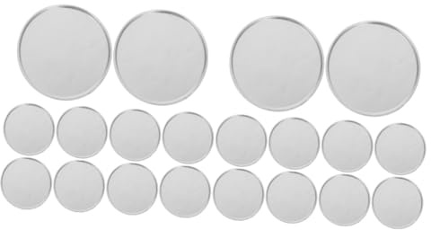 FIXOSHEE 2 Ensembles Lot De Coupelles De Pesée Aluminium Pour Laboratoire Plateaux De Pesée Polyvalents Pour Échantillons Et Ustensiles De Mesure Précise Pour 10 Pièces * 2