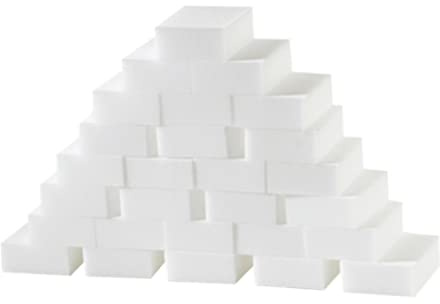 Esponja borradora de Alta Densidad, Limpiador de Espuma antiarañazos, Color Blanco, 10x6x2cm, 50 Uds.