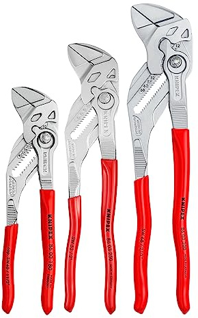 KNIPEX 00 20 06 US2 3-Piece 7, 10 and 12 Pliers Wrench Set