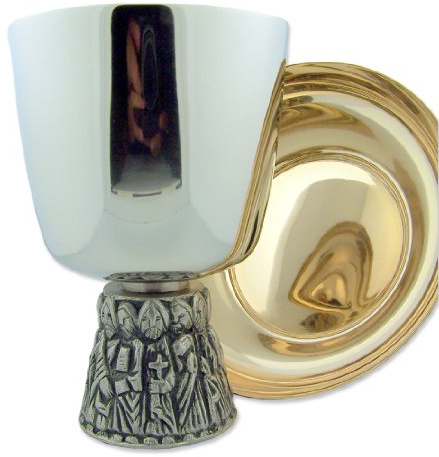 Autom Last Abendmahl Kelch und Bowl Paten, Handgefertigt, Nickel, Klassisch, Bowl, 16 Unzen, Dekoration, Feierlichkeiten, Abendessen