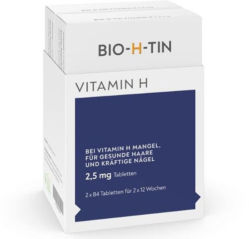 BIO-H-TIN Vitamin H 2,5 mg, 84 St. Tabletten | Beugen einem Mangel an Vitamin H vor