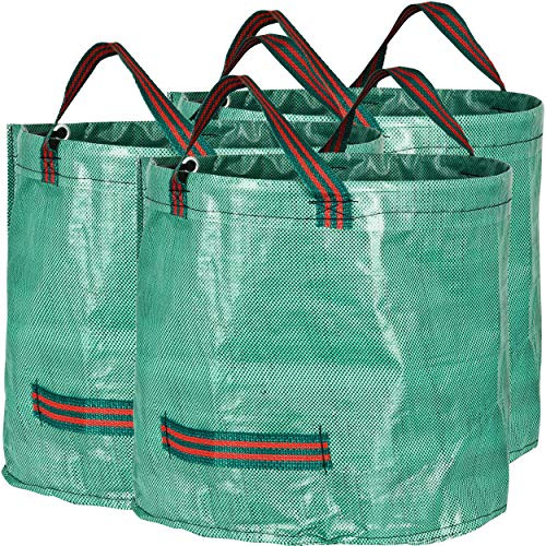GardenMate 3x Gartensack 60l aus robustem Polypropylen-Gewebe (PP) 150gsm