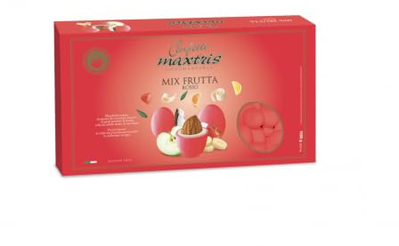 MAXTRIS | Confetti Italiani di Mandorla | MIX FRUTTA ROSSO | 1 Kg.