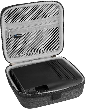 Boîtier pour Enceinte Geekria Shield Compatible avec Bose SoundLink Color II Enceinte Bluetooth sans Fil Portable, étui de Voyage Rigide de Remplacement avec Rangement de câbles (Gris foncé)