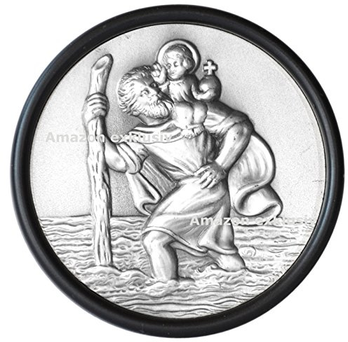 Richter Heiliger Sankt Christophorus Plakette in XL 72 mm selbstklebend