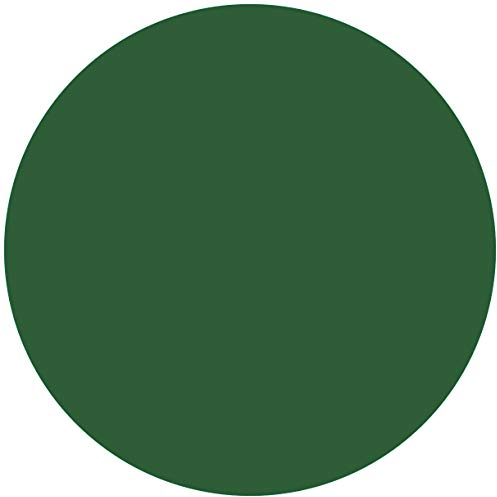 Wallario Glasbild rund Dunkelgrün - Rund, 50 cm Durchmesser Wandbild Glas in Premium-Qualität: Brillante Farben, freischwebende Optik