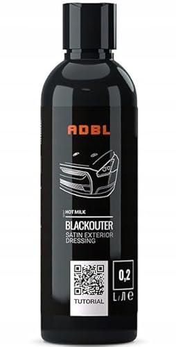ADBL Blackouter (200ml) Premium Kunststoffpflege - Wasserbasierte Versiegelung mit Langer Haltbarkeit - Frischt Ausgeblichenen & verblassten Kunststoff auf - Plastikversiegelung, Farbabdunklung