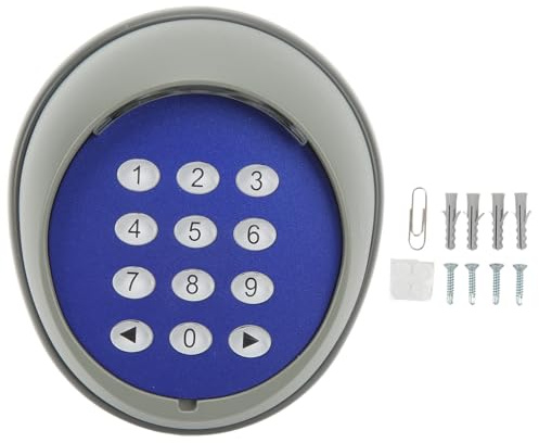 Wireless Gate Keypad Lock Easy Installation Upgraded Security Entrance Gate Keypad Heavy Duty for Electric Chicken Coop Doors for Home Entrance Doors