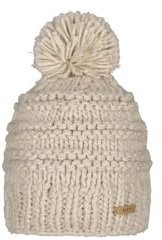 Barts Jasmin Bommelmütze Beanie Wintermütze (DE/NL/SE/PL, Alphanumerisch, Einheitsgröße, beige)