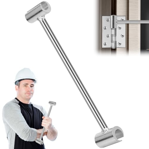 Makerfire Llave de ajuste de espacio de bisagra, herramienta de reparación de bisagras de puerta de 14-19 mm, llave ajustable para perno redondo, calibre estándar, herramienta de ajuste de bisagra de