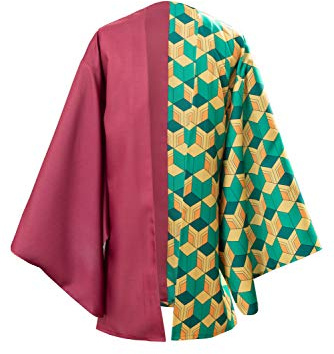 Daiendi - Disfraz de Giyu Tomioka, cosplay, demonio, Hashira, anime, kimono, abrigo, Halloween, carnaval, talla S