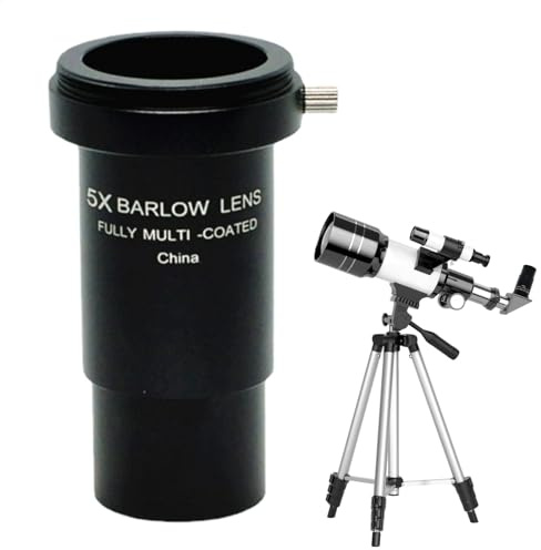 Barlow-lins 5x Metall Multibelagd Kamerakopplingsgränssnitt Månfilter