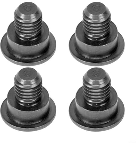 CWOQOCW Brake Disc Set Screw, 4 Pack Metal Brake Disc Rotor Set Screw Bolt 34211161806 For BMW 2 3 5 Series, Black Replacement Parts